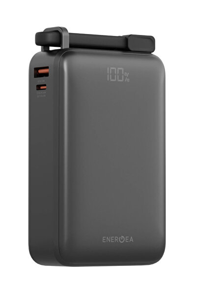 Energea ComPac Ultra67 20.000 mAh 2 Adet 67W Type-C ve 18W USB Ekstra 100W Kablolu Hızlı Şarj Powerbank