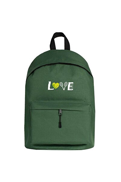 CrowsGate Rucsac Tennis Love Culoare verde