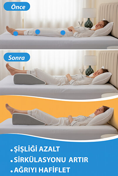 Dizanor Çok Fonksiyonlu Bacak Yükseltme,Çalışma,Okuma,Uyuma ve Yastığı