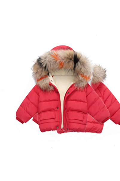 Superbaby Red fleece jacket for children