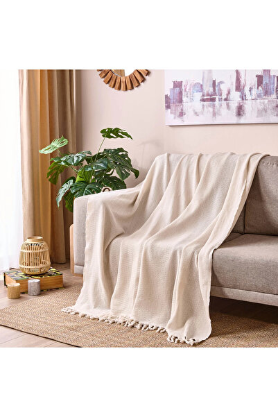 JOLLY HOME Soft Sofa Shawl - White - 180X210 cm