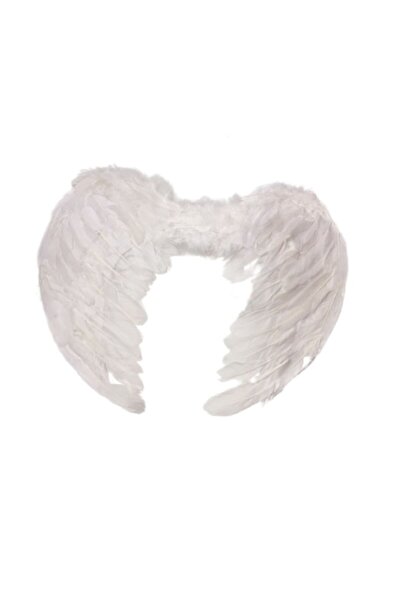 OEM Aripi de înger pentru copii, pene, albe, 3-7 ani