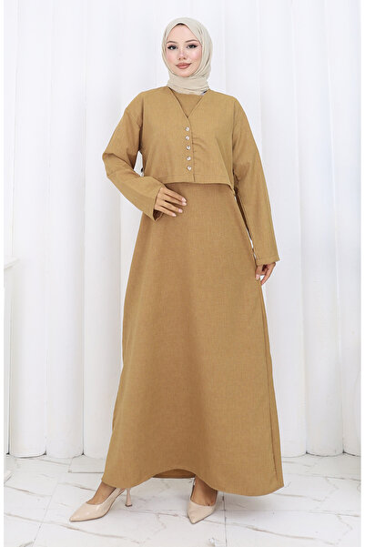 sefamerve Jacket Jile Double Suit 2155-10 Milky Coffee