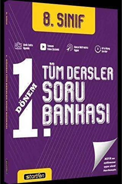 Startfen Yayınları 1. Dönem Lgs Tüm Dersler Soru Bankası
