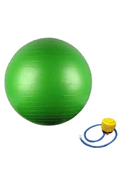 Generic كرة سويسرية للتمارين واليوغا مع مضخة هواء 65 سم