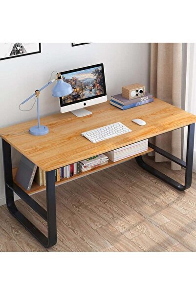 AGD طاولة صغيرة وبسيطة لغرفة الدراسة أو المكتب 100*60*73 سم (بني)