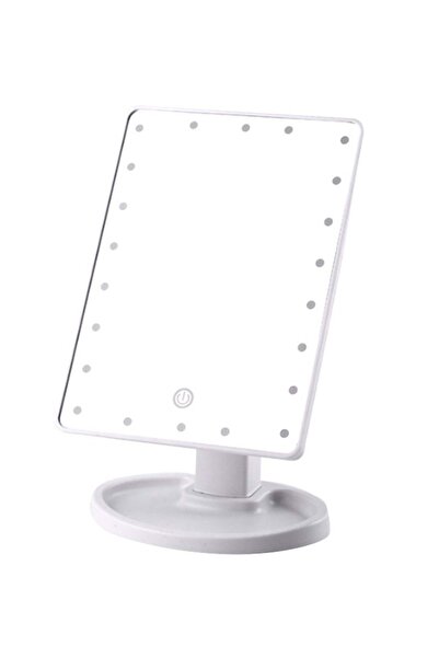 XbotMax مرآة مكياج LED رمادية 27 × 17 سم