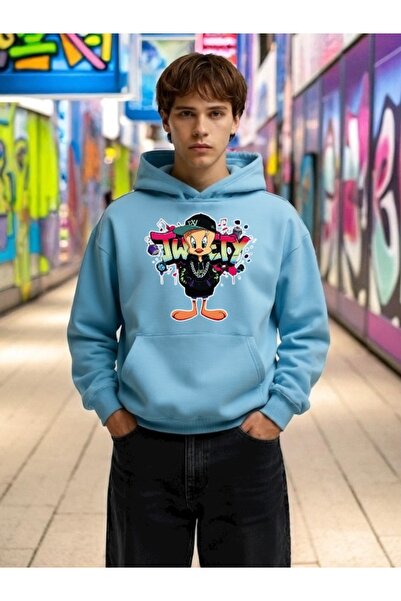 Wish BF Hanorac unisex pentru bărbați/femei TWEETY COOL Colorat personalizat ...