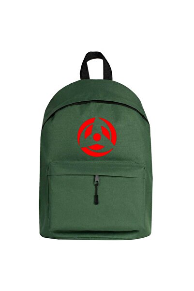CrowsGate Naruto Pocket Logo Backpack Green Color