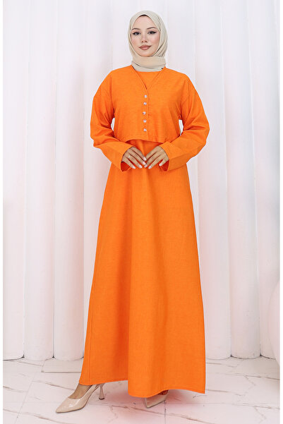 sefamerve Jacket Jile Double Suit 2155-04 Orange