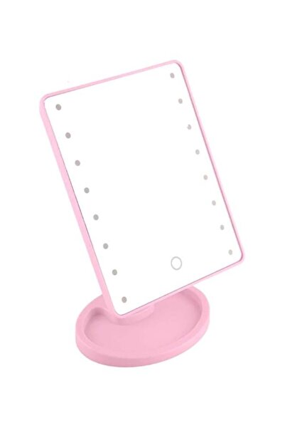 Generic Makeup LED Light Mirror Pink/Clear