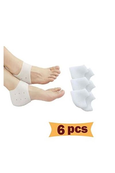 AGD 3-Pair Of Breathable Anti-Drying Gel Heel Protectors