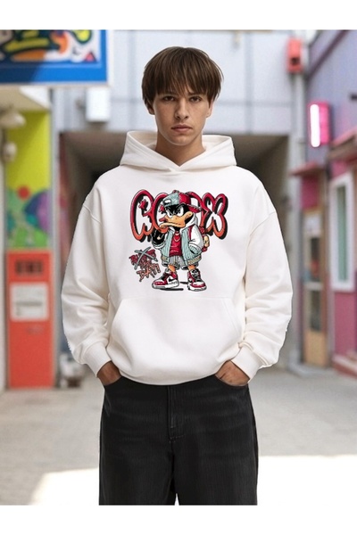 Wish BF Hanorac unisex pentru bărbați/femei RELAX DUCK Colorat Personalizat c...