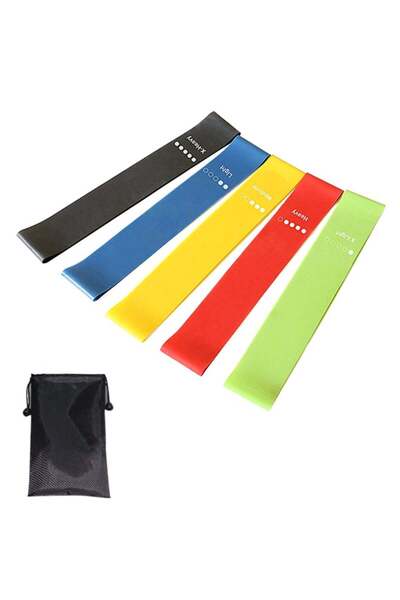 Generic GIRNEES 5-Piece Exercise Band Set 16cm