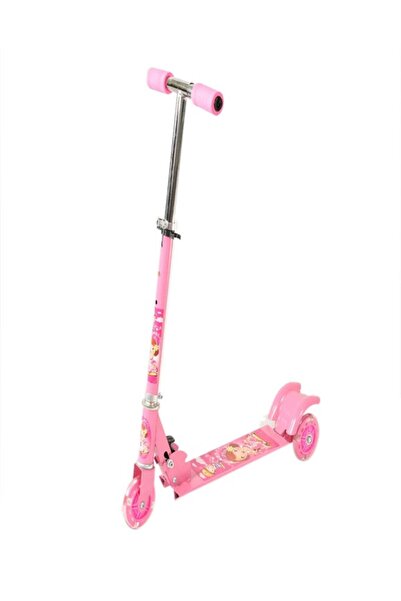 AGD SF Portable Adjustable Kick Scooter Pink 65x17x75cm