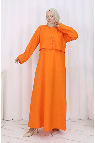 sefamerve Jacket Jile Double Suit 2155-04 Orange