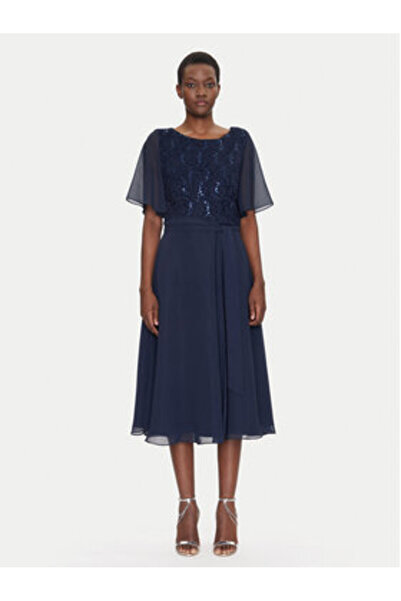 Swing Γυναικείο φόρεμα κοκτέιλ 5AI02500 Μπλε σκούρο