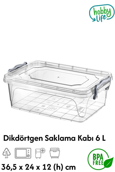 Plodna House Rectangular storage container 6 l