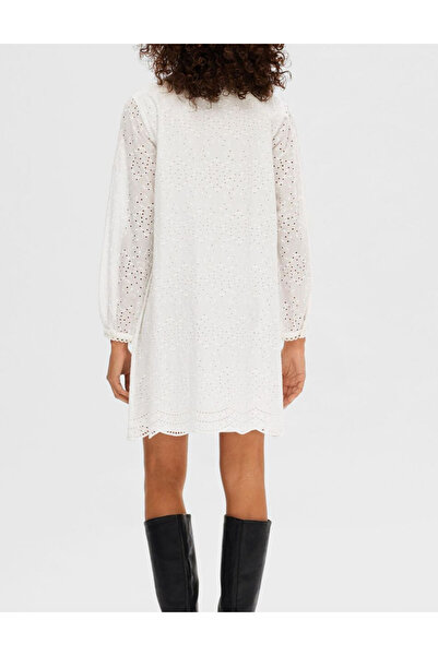 SELECTED mini dress, white