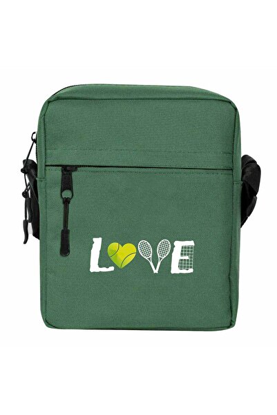 WAKHA Tennis Love Shoulder Bag Green Color