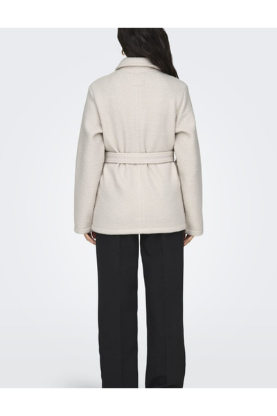 ONLY short coat, cream