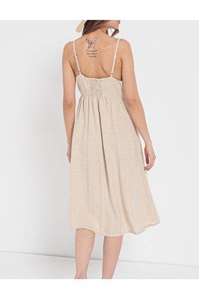 ONLY midi dress, cream