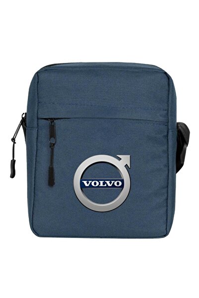 CrowsGate Geantă de umăr cu logo Volvo Culoare bleumarin