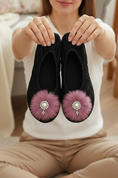 CEYDA SHOES SÜSLÜ KADİFE EV,HAC, UMRE BABETİ, HEDİYE, GÜNLÜK ÇEYİZ,TÜYLÜ BABE...