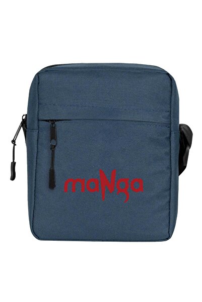 CrowsGate حقيبة كتف مانغا لون أزرق داكن