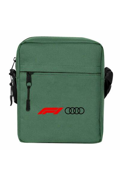 WAKHA F1 Audi Logo Shoulder Bag Green Color