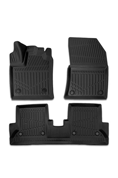 DELUXETUNING Set covorase auto cauciuc BMW seria 3 F30 F31 2012-2018, forma t...