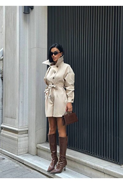 Bak'ap Σορτσάκια καμπαρντίνας με ζώνη με σορτς Premium Design