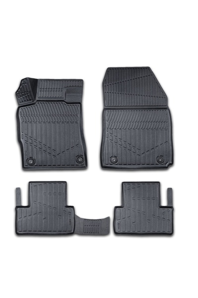 DELUXETUNING Set covorase auto cauciuc Peugeot 308 2021->, forma tavita 3D