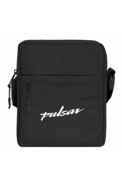 CrowsGate Pulsar Logo Shoulder Bag Black Color