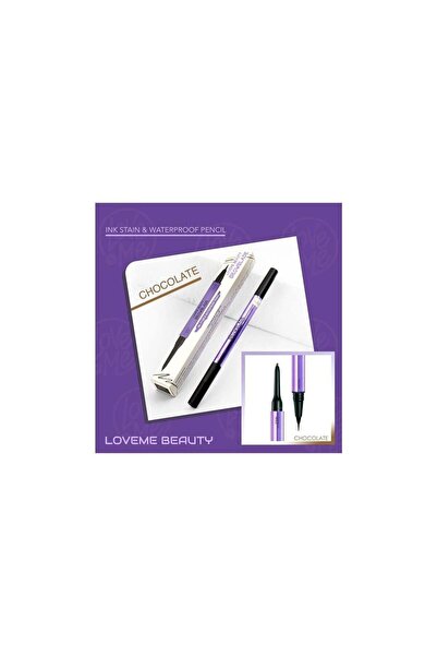 LOVEME BEAUTY قلم تحديد العيون والحواجب من لافيمي بيوتي - لون الشوكولاتة