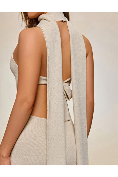 Sheya maxi dress, beige