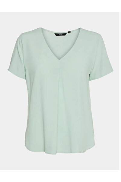 Vero Moda short-sleeved shirt, green