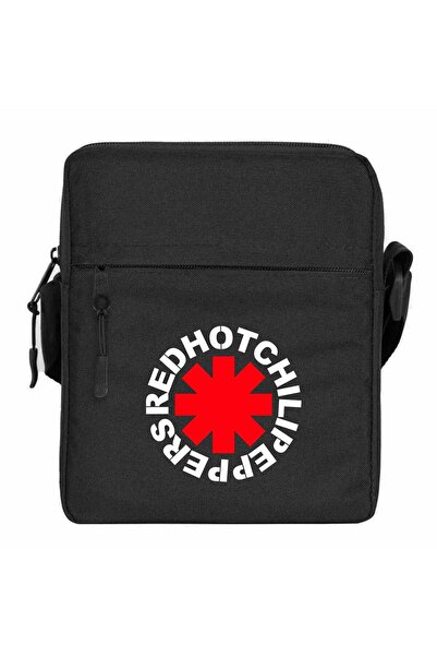 WAKHA حقيبة كتف سيمبول ريد هوت تشيلي بيبرز باللون الأسود