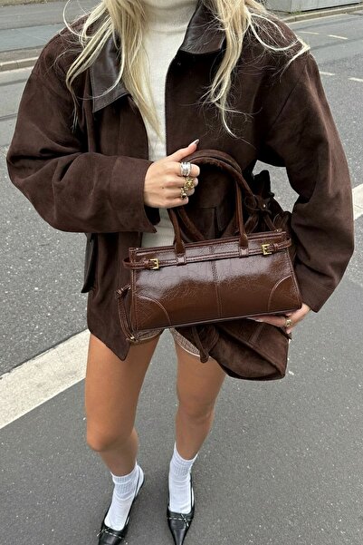 BAHELS Women's Bitter Brown Jordie Hand and Shoulder Bag