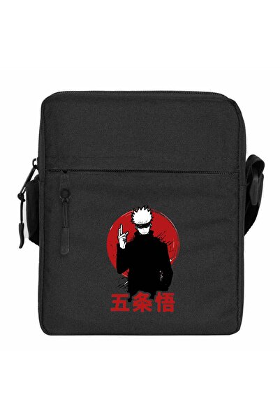 WAKHA حقيبة كتف ميجومي جاجوتسو كايسن باللون الأسود