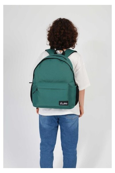 KAUKKO Casual School Backpack Petrol K1617