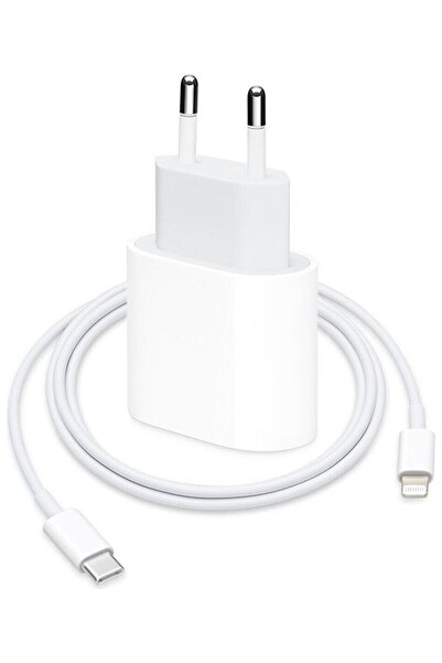 CHNA Apple iphone Uyumlu 20 Watt Hızlı Şarj Adaptörü + Type-C Lightning Kablo...
