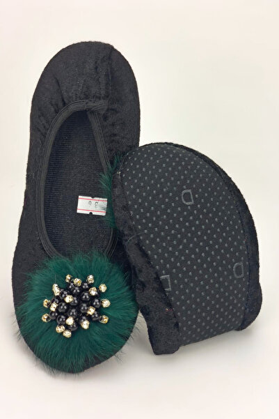CEYDA SHOES Fancy Velvet House, Hajj, Umra Bath Slippers, Gift, Daily Dowery, Fur Slippers, Slippers, Booties, Show Slippers
