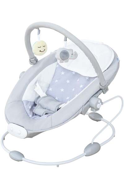 Moon كرسي هزاز محمول للأطفال من هوبر مزود بخاصية الاهتزاز للأطفال من عمر 0 إلى 6 أشهر