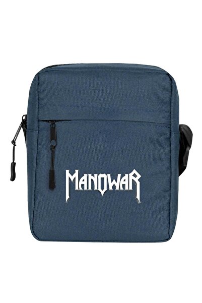 CrowsGate حقيبة كتف مانوار لوغو كلاسيك 2 لون أزرق داكن