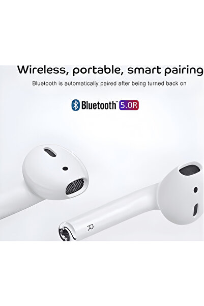 Tim Căști Wireless i12 Bluetooth 5.0 cu Cutie de Încărcare și Control Tactil