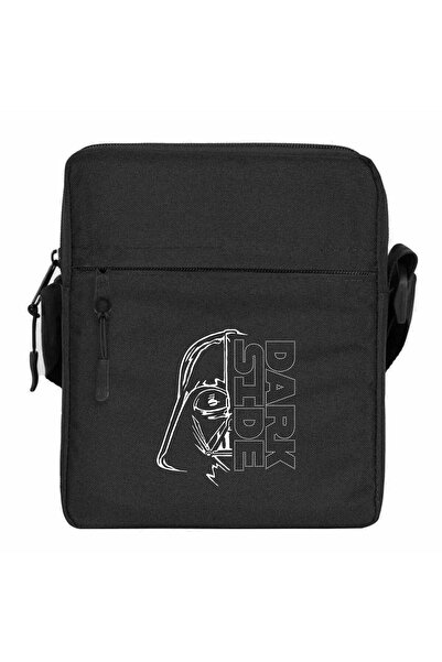 CrowsGate حقيبة كتف ستار وورز دارث فيدر دارك سايد باللون الأسود