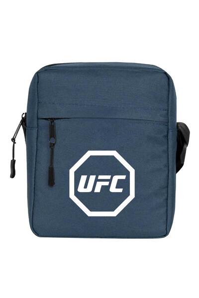 CrowsGate Geantă de umăr cu logo UFC Culoare bleumarin