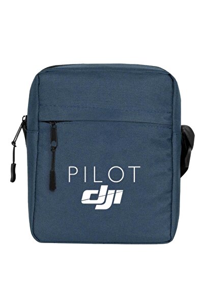 CrowsGate حقيبة كتف دي جي بايلوت لون أزرق داكن