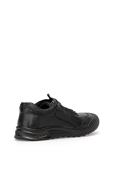 Ayakkabı Fuarı Elit 25KNBL4029 Мъжки обувки от естествена кожа, черни